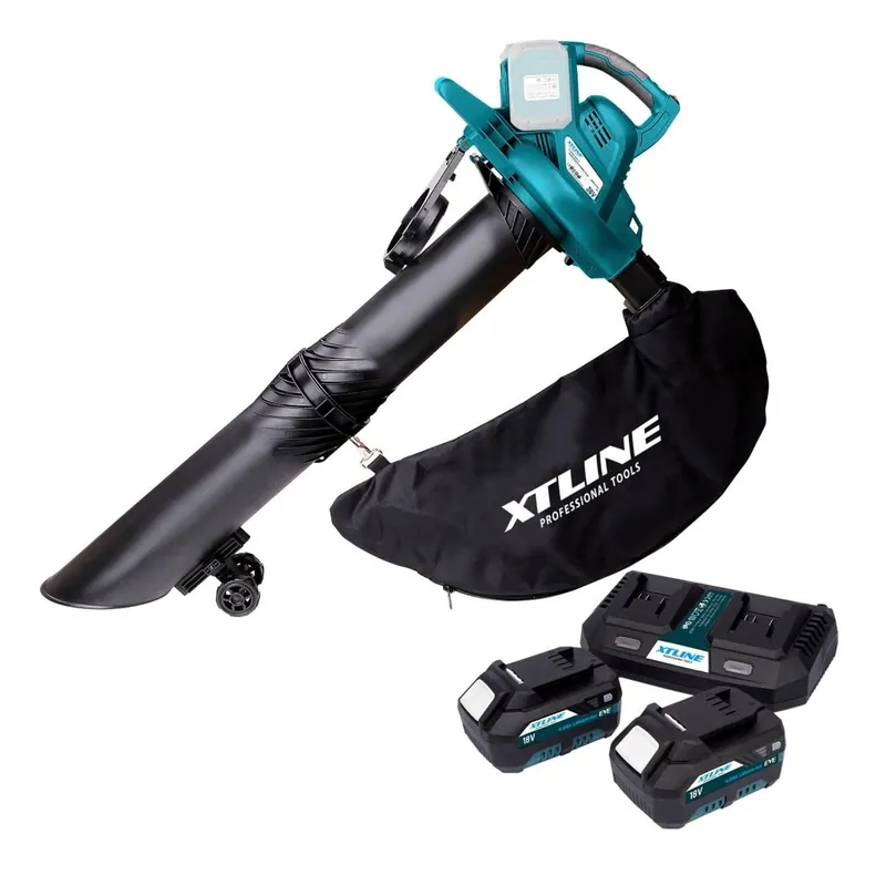 XTLINE Aku zahradní vysavač 36 V + 2 baterie 4.0 Ah + nabíječka 3.0 A XTline