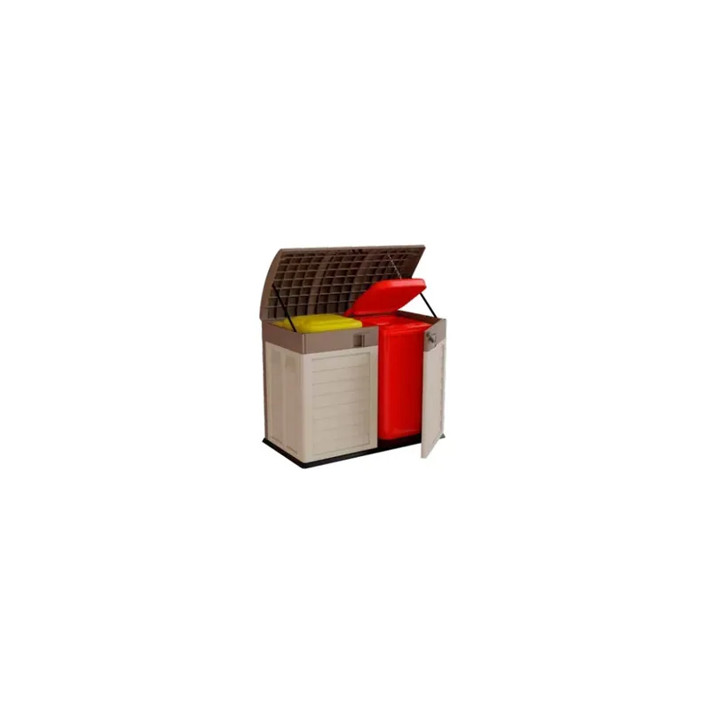 Plastová skříň Garden Shed nízká 1460x870x1190 mm, béžová ARTPLAST