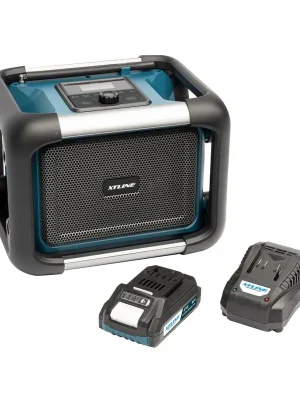 XTLINE Aku rádio 18 V + baterie 2.0 Ah + nabíječka 2.4 A XTline