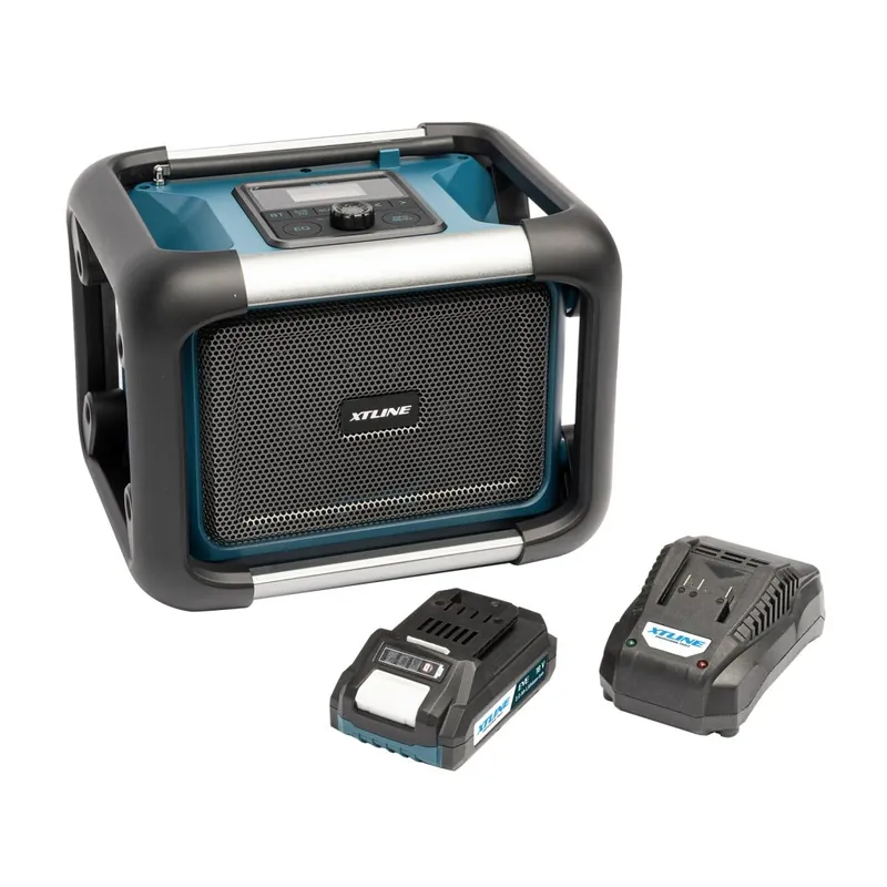 XTLINE Aku rádio 18 V + baterie 2.0 Ah + nabíječka 2.4 A XTline