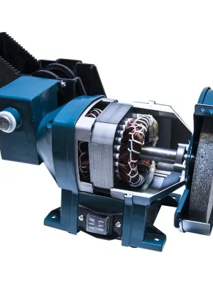 XTLINE Bruska stolní dvoukotoučová s pomaloběžným kotoučem 250 W, 150 / 200 mm XTline