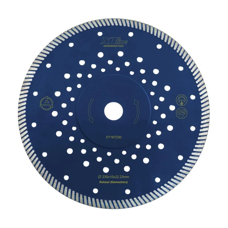 XTLINE Kotouč diamantový řezný TURBO Fast Cut | 230x2,8x10x22,2 mm XTline