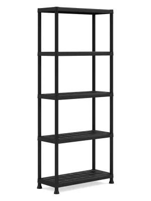 Tribac 009509BK Regál Plus, 5 polic, šířka 75 cm KIS-KETER