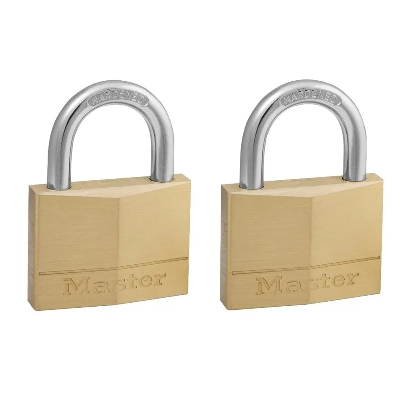 Visací zámek MASTER LOCK 150EURT 2 x 50 mm, mosazný MASTER LOCK