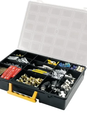 Organizér s pevnými přihrádkami a madlem, 360x252x64 mm  ARTPLAST