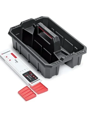 Přepravka na nářadí s přihrádkami CARGO PLUS černá/červená 495x345x210 Kistenberg