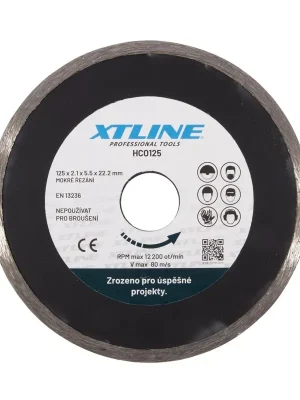 XTLINE Kotouč diamantový plný | 180x2,5x22,2 mm  XTline