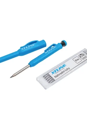 XTLINE Mechanická truhlářská tužka 155 mm + náhradní tuhy 1bal/6ks  XTline