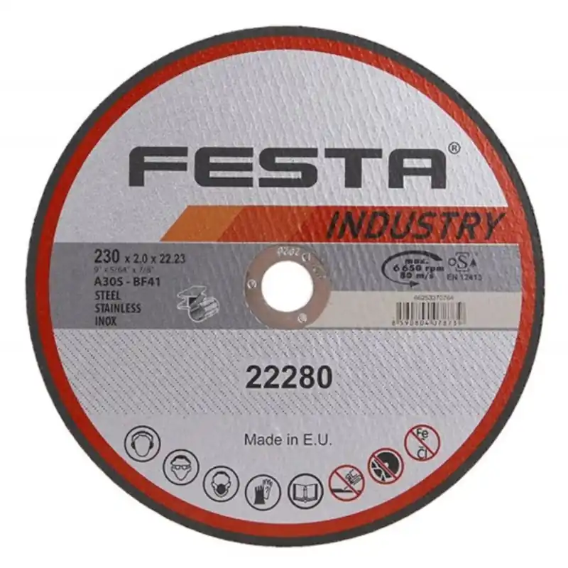 Kotouč řezný FESTA INDUSTRY na kov 230x2x22.2mm FESTA