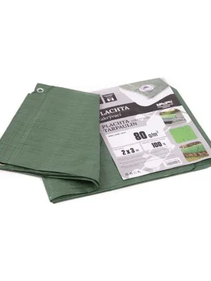 Plachta 80g ZELENÁ 2x3m MASIPRO