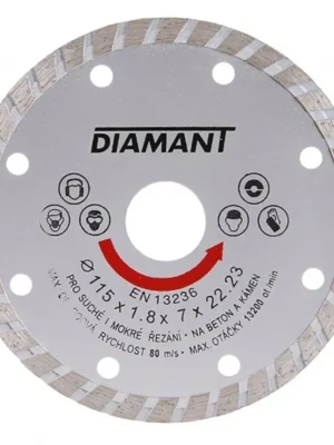 Kotouč diamantový DIAMANT 115x1.8x22.2mm TURBO FESTA