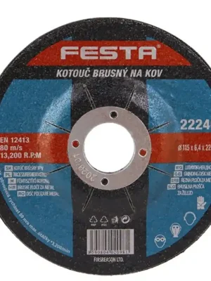 Brusný kotouč na kov 115 mm Levior
