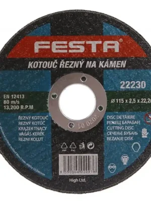 Řezný kotouč na kámen 115 mm FESTA
