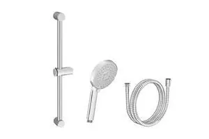 Set sprchový - tyč 60cm, sprcha Flat M, hadice
