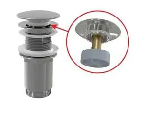 Výpusť umyvadlo Click-Clack 5/4" celokovová velká zátka