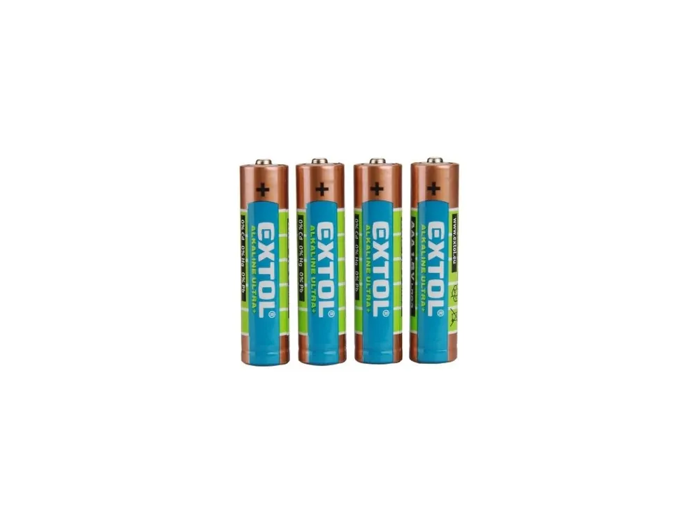 baterie alkalické AAA 1,5V 4ks