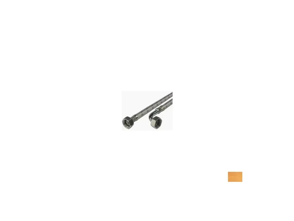 flexi hadice 3/8x1/2 s kolenem 100cm