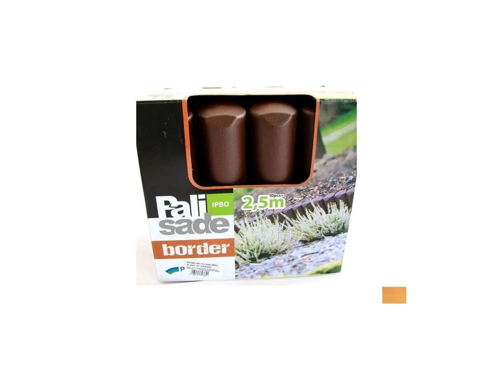 palisáda zahradní 2,5m tm. hnědá